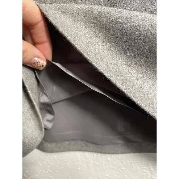 Brooks Brothers Wool Skirt Midi Women's Size 8 Grey Career - Picture 4 of 7